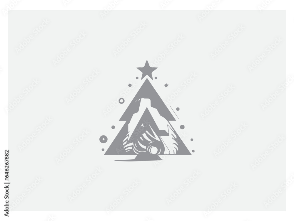 premium Christmas logo design, vector and illustration, premium Christmas logo design, vector and illustration,