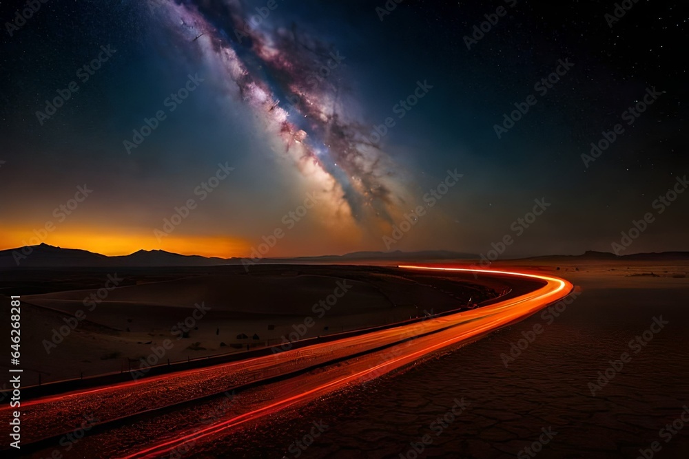 Fototapeta premium driving on the highway