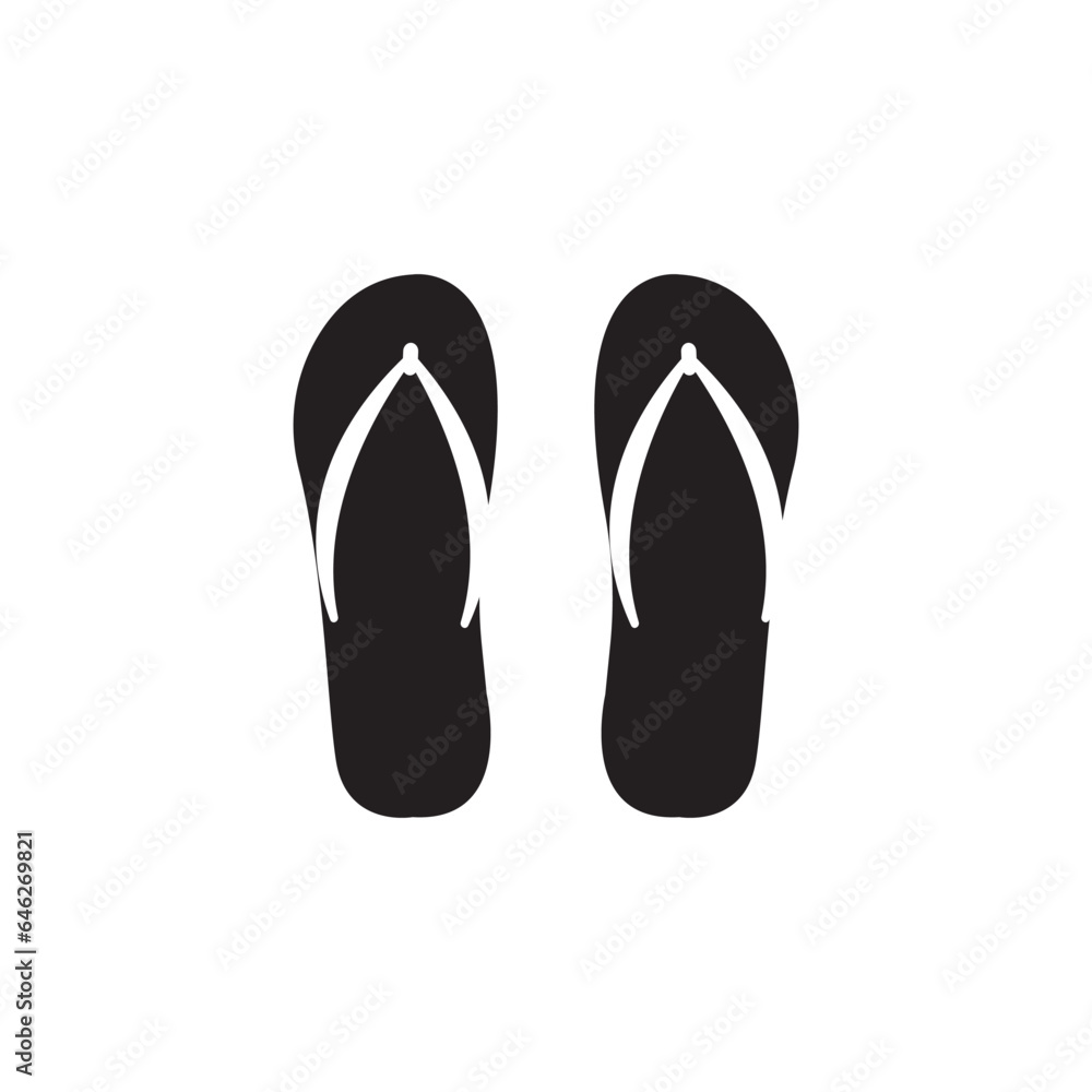 sandal icon vector sandal icon vector