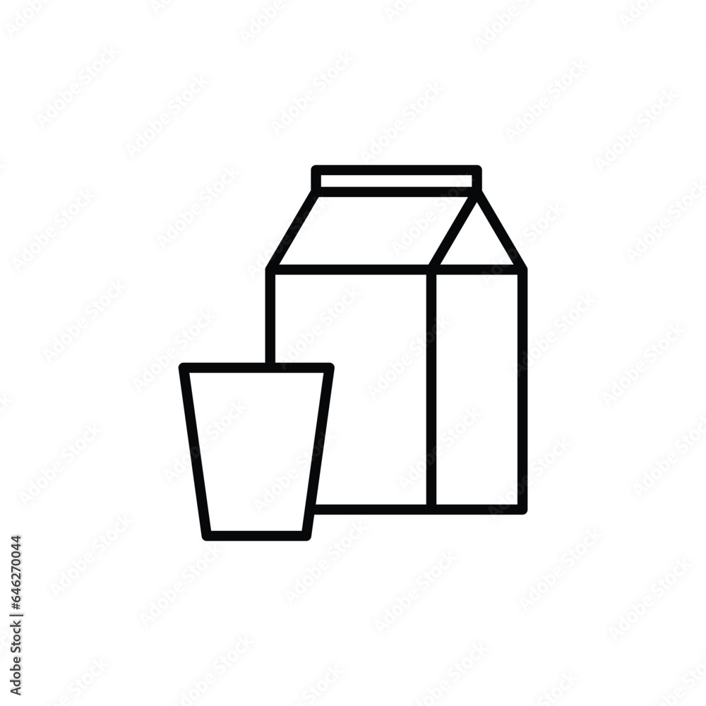 milk pack icon vector milk package sign juice sign milk pack icon vector milk package sign juice sign