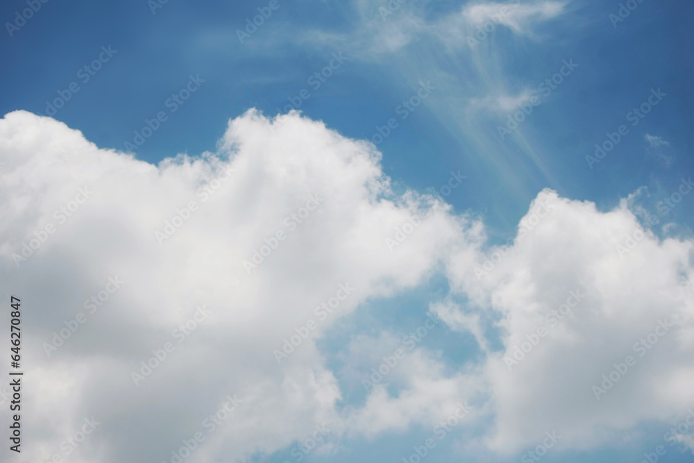 Clouds on the blue sky nature with space background wallpaper Clouds on the blue sky nature with space background wallpaper