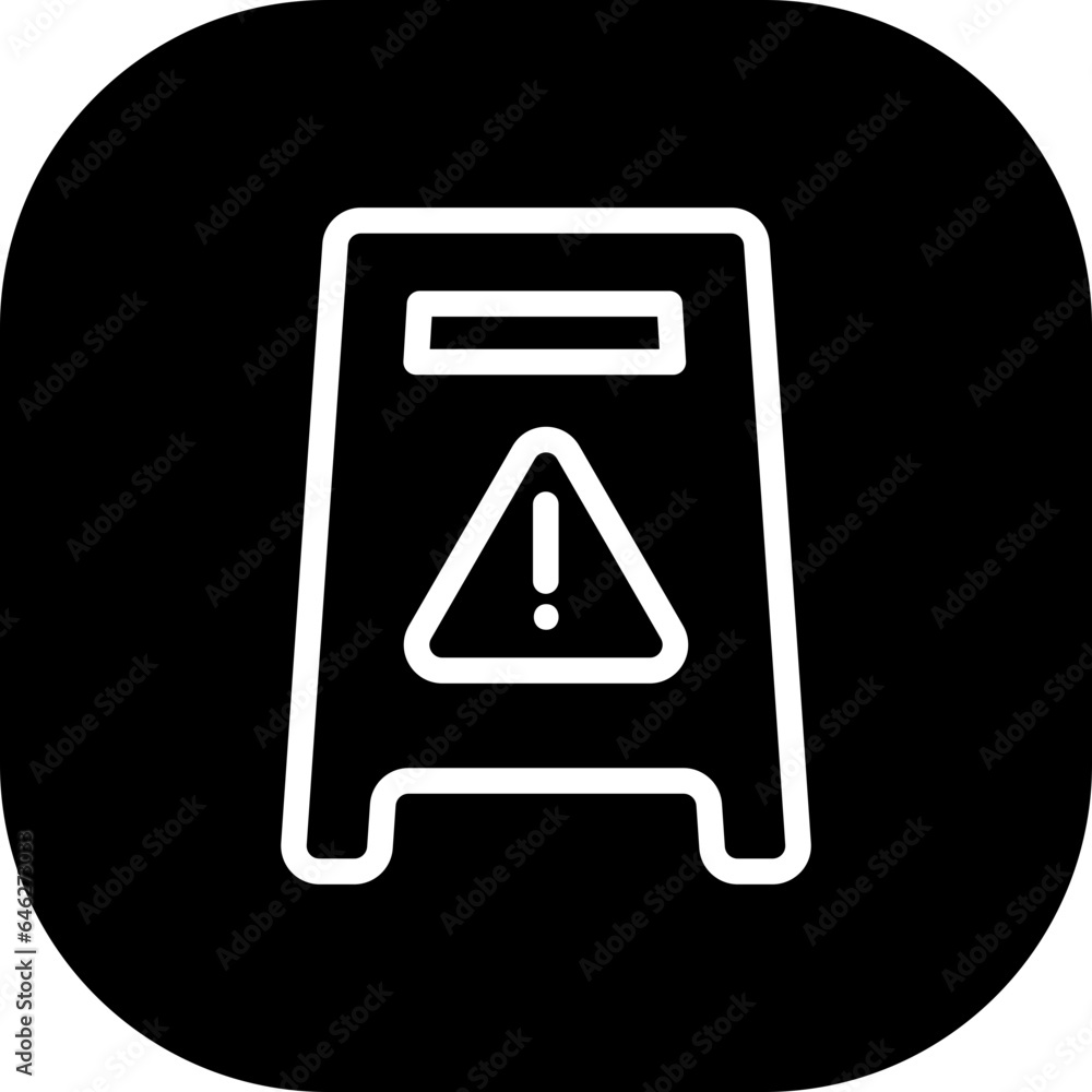 Hazard sign safety icon with black filled line outline style. sign, caution, hazard, symbol, safety, danger, attention. Vector Illustration Hazard sign safety icon with black filled line outline style. sign, caution, hazard, symbol, safety, danger, attention. Vector Illustration