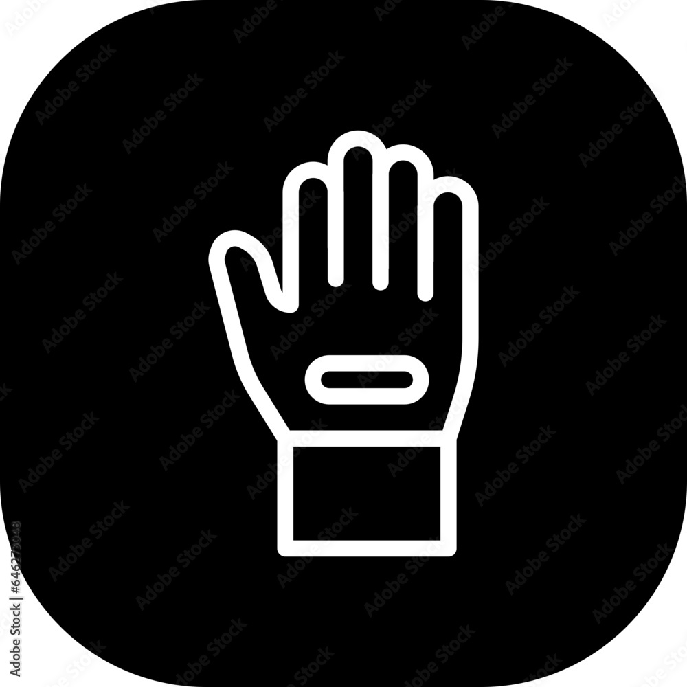 Safety gloves safety icon with black filled line outline style. safety, protection, equipment, symbol, glove, protective, health. Vector Illustration Safety gloves safety icon with black filled line outline style. safety, protection, equipment, symbol, glove, protective, health. Vector Illustration