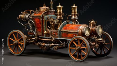 Steam Car end 18th century