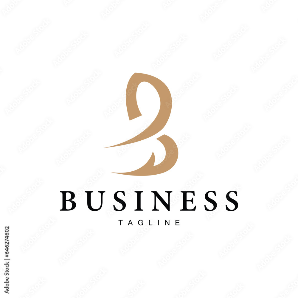 Letter B Logo Vector Simple Monogram Letter Symbol Illustration Design Letter B Logo Vector Simple Monogram Letter Symbol Illustration Design