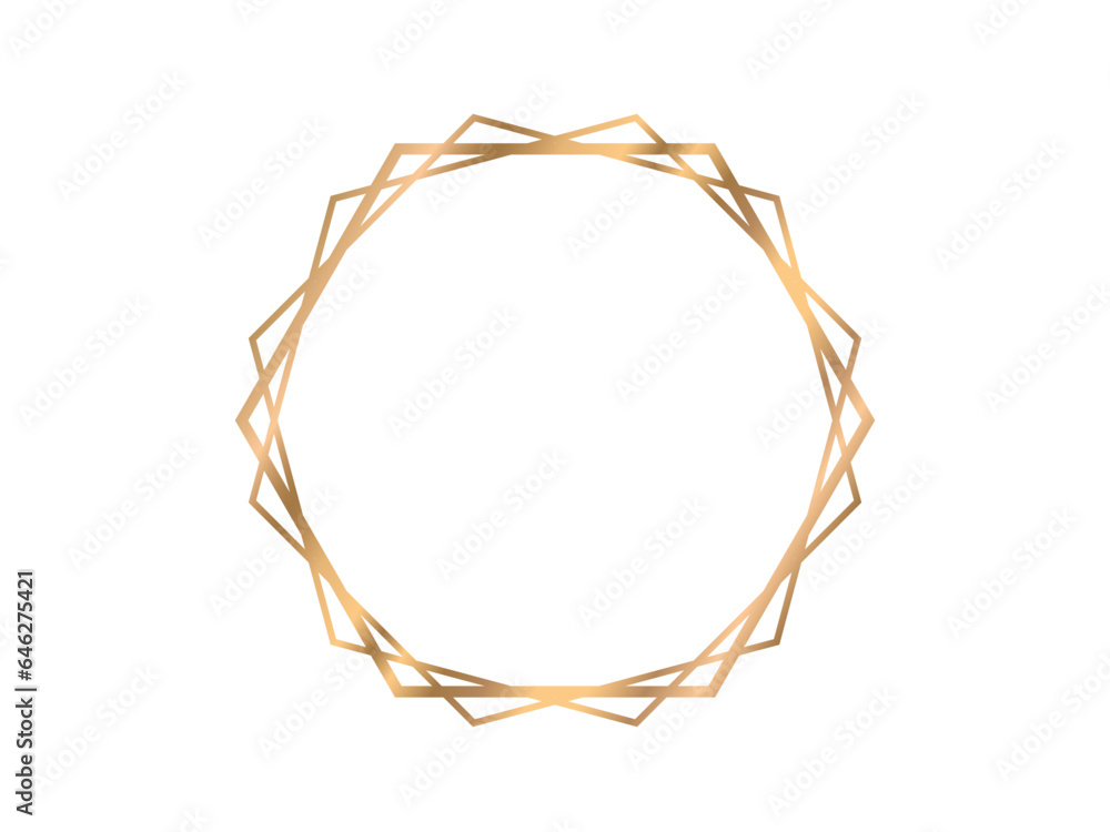 Gold frame vector. Gold frame on white background. Stylish vector invitation gold frame Gold frame vector. Gold frame on white background. Stylish vector invitation gold frame