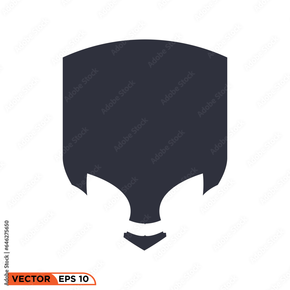 Icon vector graphic of Shield shape