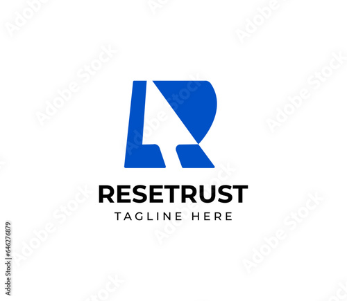 Free Download Modern minimalist letter r with up arrow logo - GFXLoad