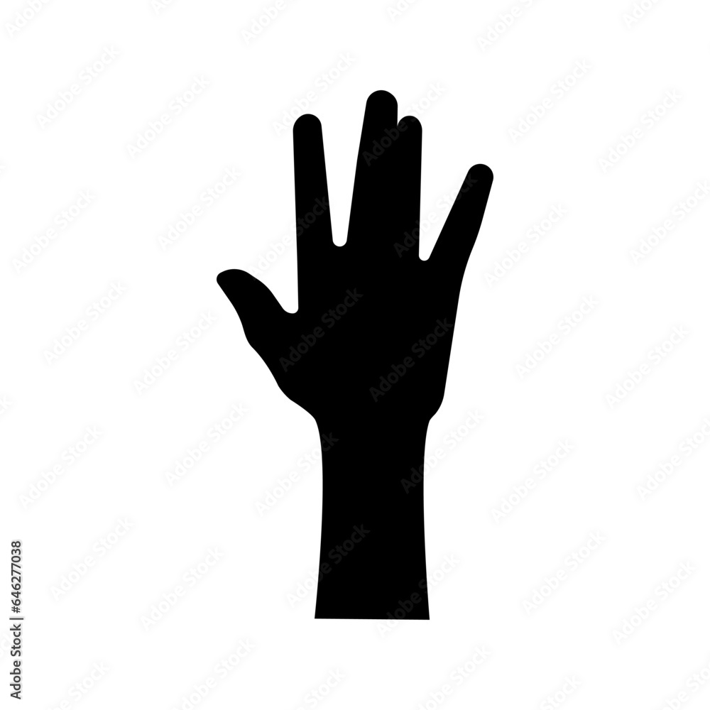 Hand symbol icon vector. Hand illustration sign. Symbol shown by the hand sign. Hand symbol icon vector. Hand illustration sign. Symbol shown by the hand sign.