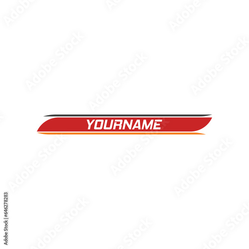 Sports racing stripes. Sports car, motorcycle, boat stickers, striped vehicle tuning bars flat vector illustration set. Tuning Racing Sport Decals