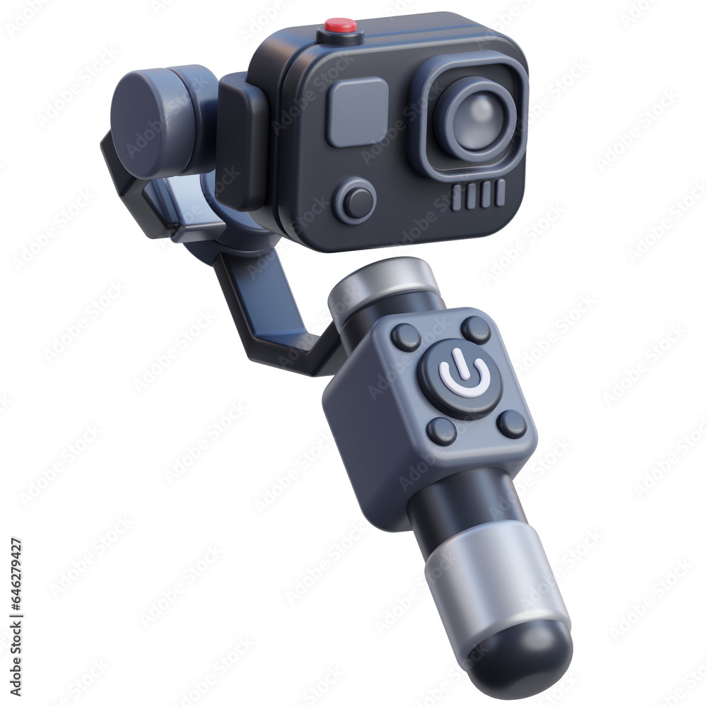 go pro gimbal 3d icon design go pro gimbal 3d icon design