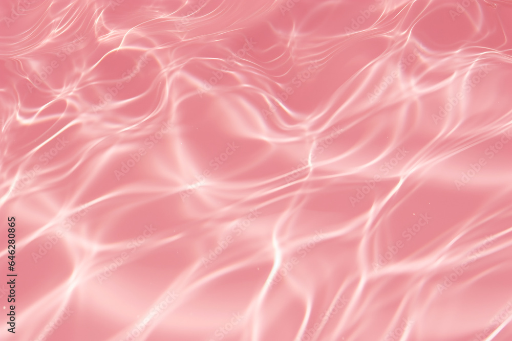 pink water on a sunny day with shadows cute abstract background