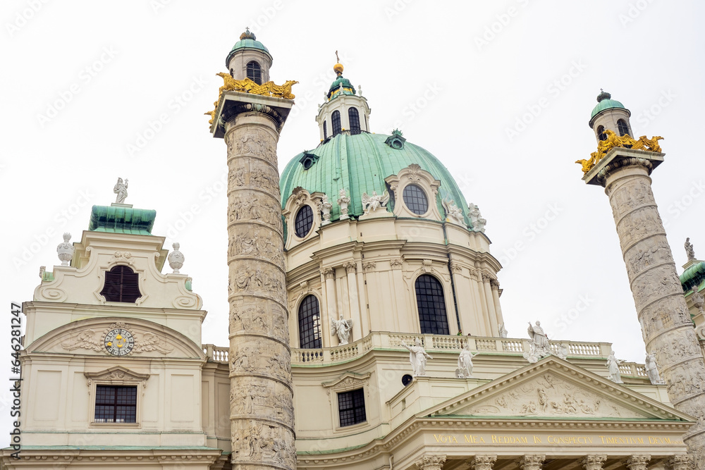 Obraz premium August 5, 2023, Austria, Vienna. Dome of the Cathedral