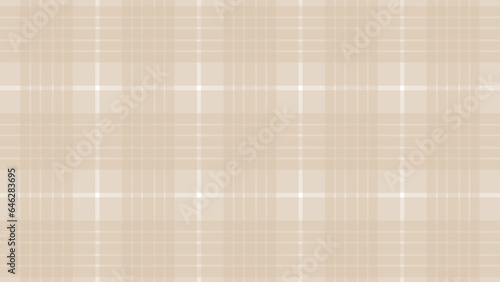 Beige plaid fabric texture as a background
