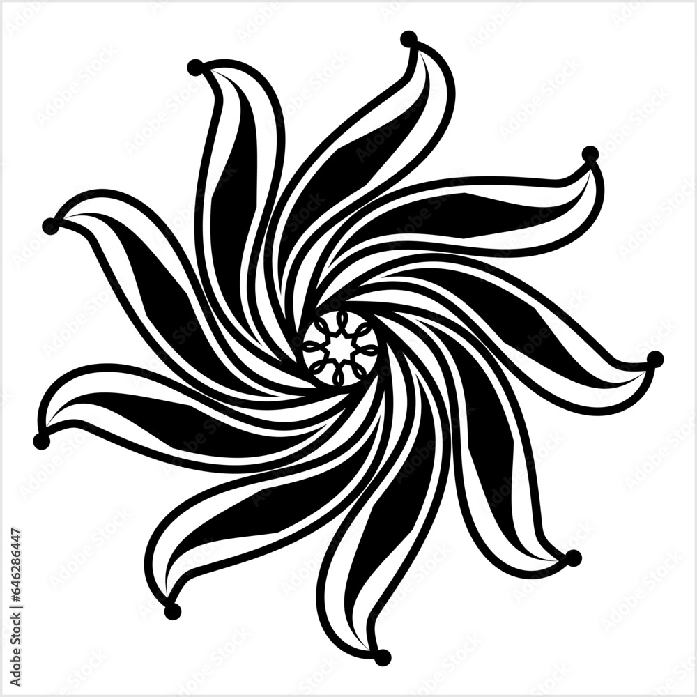 Fototapeta premium Tattoo Sun M_2309001