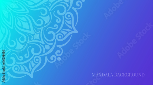 simple background  decorative mandala ornament