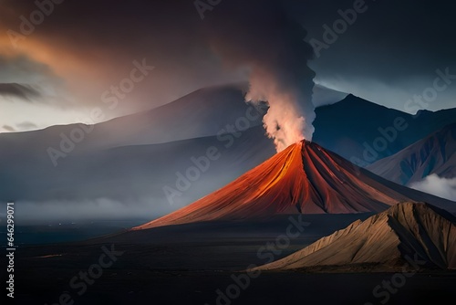 volcano in the sky © Aansa