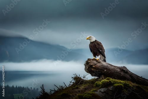 american bald eagle in flight © Aansa