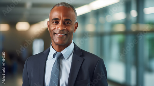 business businessman office mature middle aged meeting man portrait corporate manager smiling black businessperson