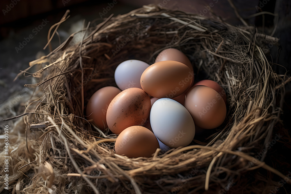 eggs in the nest eggs in the nest