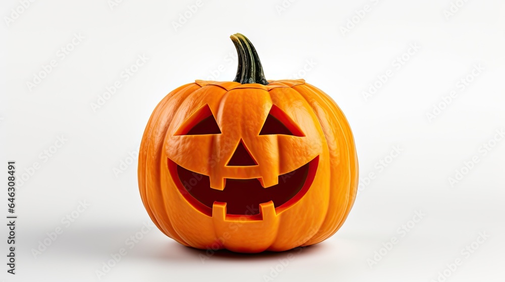 Jack O' Lantern Halloween Pumpkin. Generative AI Jack O' Lantern Halloween Pumpkin. Generative AI
