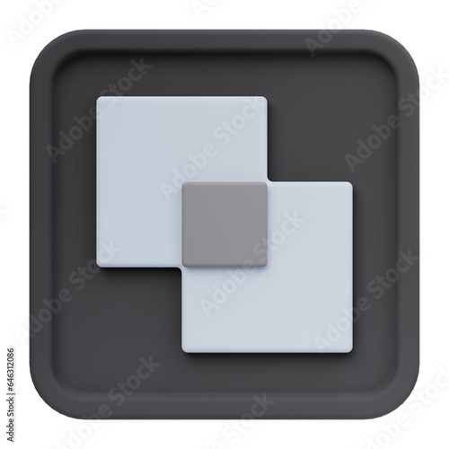 Konstfotografi exclude pathfinder 3d icon design
