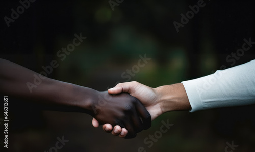 Handshake for the international peace day © Olivier