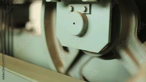 Maintenance of elevator shafts Cable control. Elevator transport