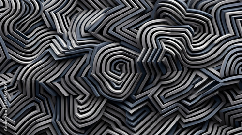 geometric patterns, opart - Generative AI
