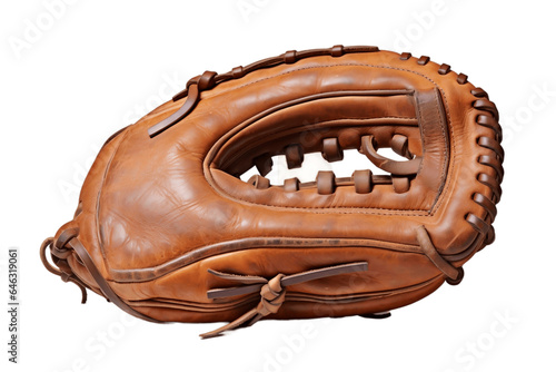 Baseball Glove Isolated on transparent background, Generative Ai