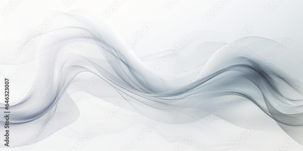 Soft and abstract white background - Generative AI Soft and abstract white background - Generative AI