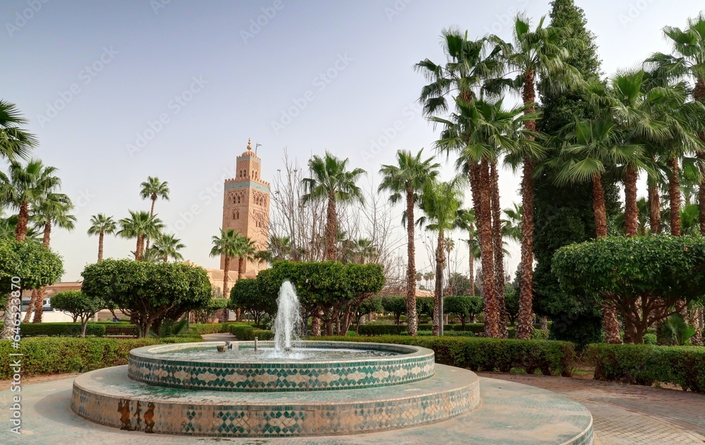 Obraz premium mosquée de la Koutoubia à Marrakech