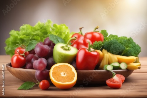 fruits and vegetables on the table