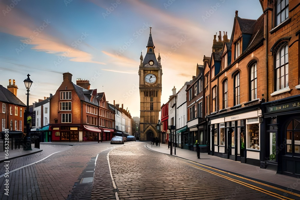 Fototapeta premium town country