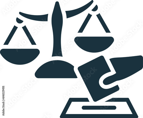 Floating vote icon. Monochrome simple sign from election collection. Floating vote icon for logo, templates, web design and infographics.