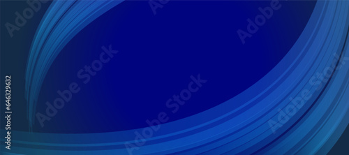 波のような青いウェーブラインのベクター背景画像