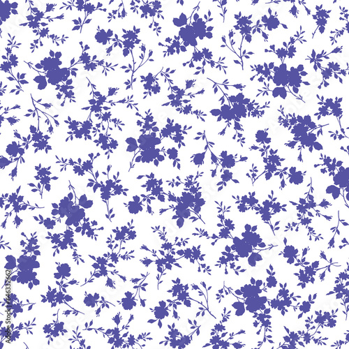 Beautiful floral pattern perfect for textile design,