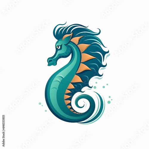 Free Creative Seahorse Logo Design Ideas for Your Brand Generative AI