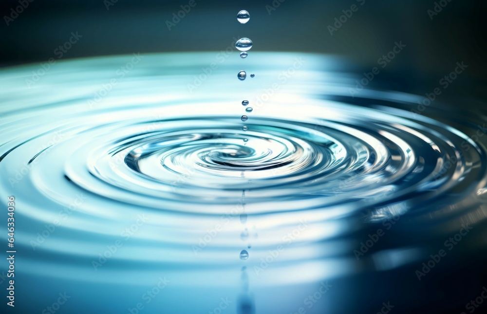 Transparent water droplet ring. Generate Ai Transparent water droplet ring. Generate Ai