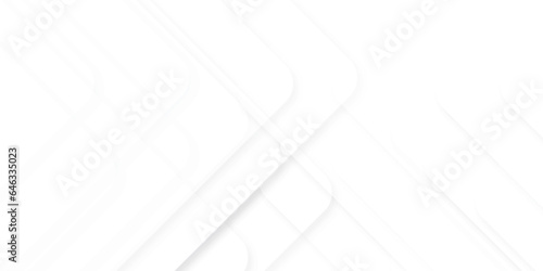 Abstract white background with square and triangle shapes layered in modern abstract white transparent pattern design.  White color technology concept seamless geometric line vector background.	