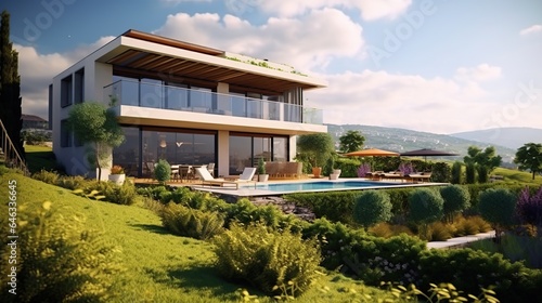 villa with beautiful natural views