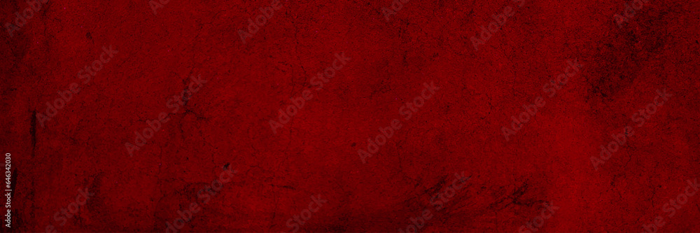 Red abstract background. Red grunge cement wall, Textured background