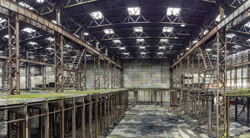 Neglected factory. Industri...