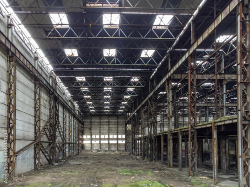 Bankrupt manufactory. Empty...