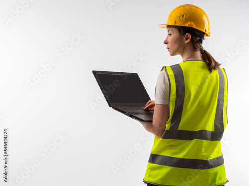 Woman industrial engineer. ...