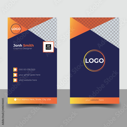 business card design, double sided business card.
CMYK Color Mode.
Portrait Business Card.
EPS and JPEG Standard size 3.5 * 2 Inch