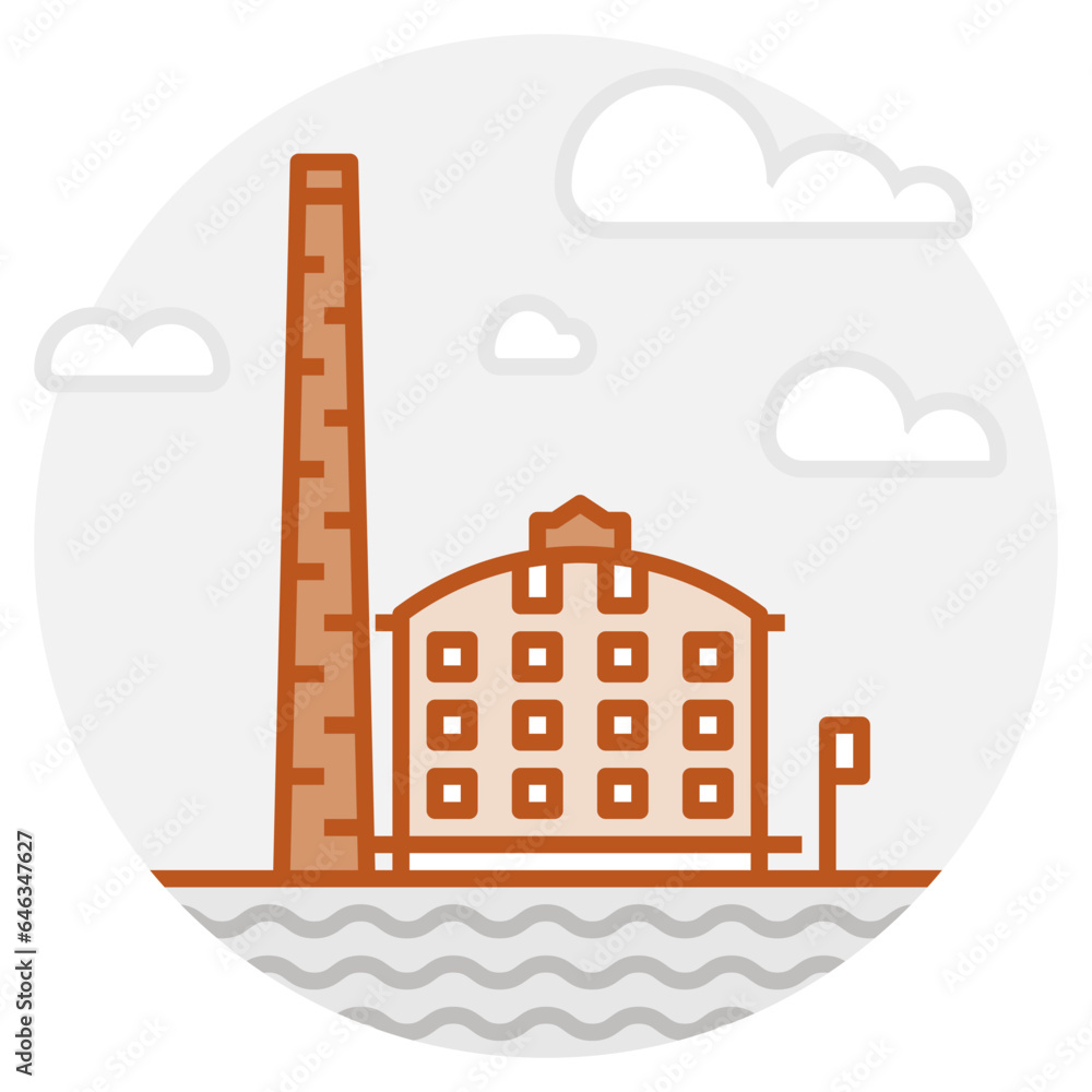 Naklejka premium Lahti Harbour. Landmark building of Lahti, the 9th largest city of Finland
