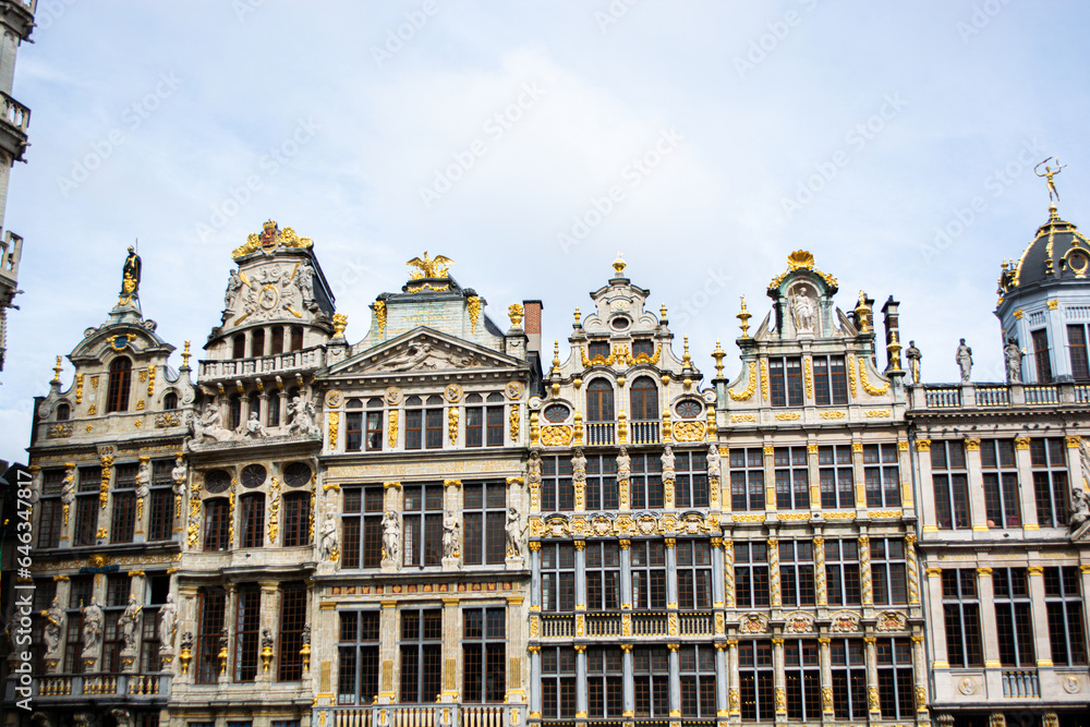 Brussels - Grand place, Belgium, on of the major tourist attractions and UNESCO World heritage
