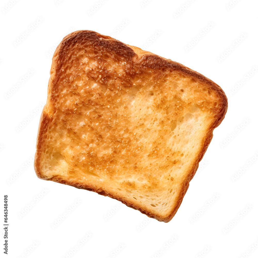 slice of Marraqueta Bread on transparent background slice of Marraqueta Bread on transparent background