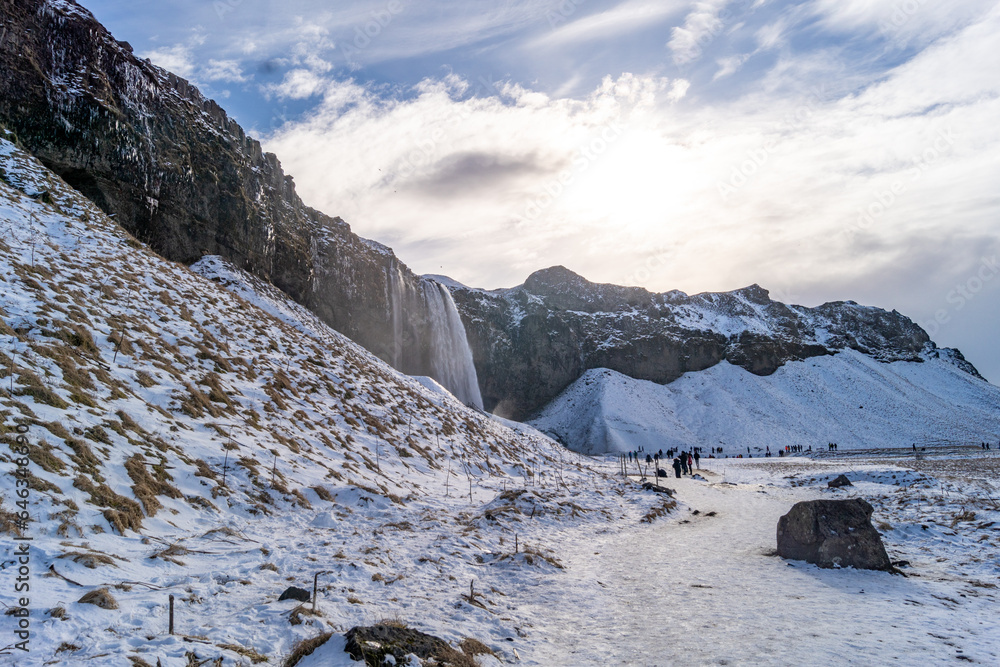 winter mountain landscape